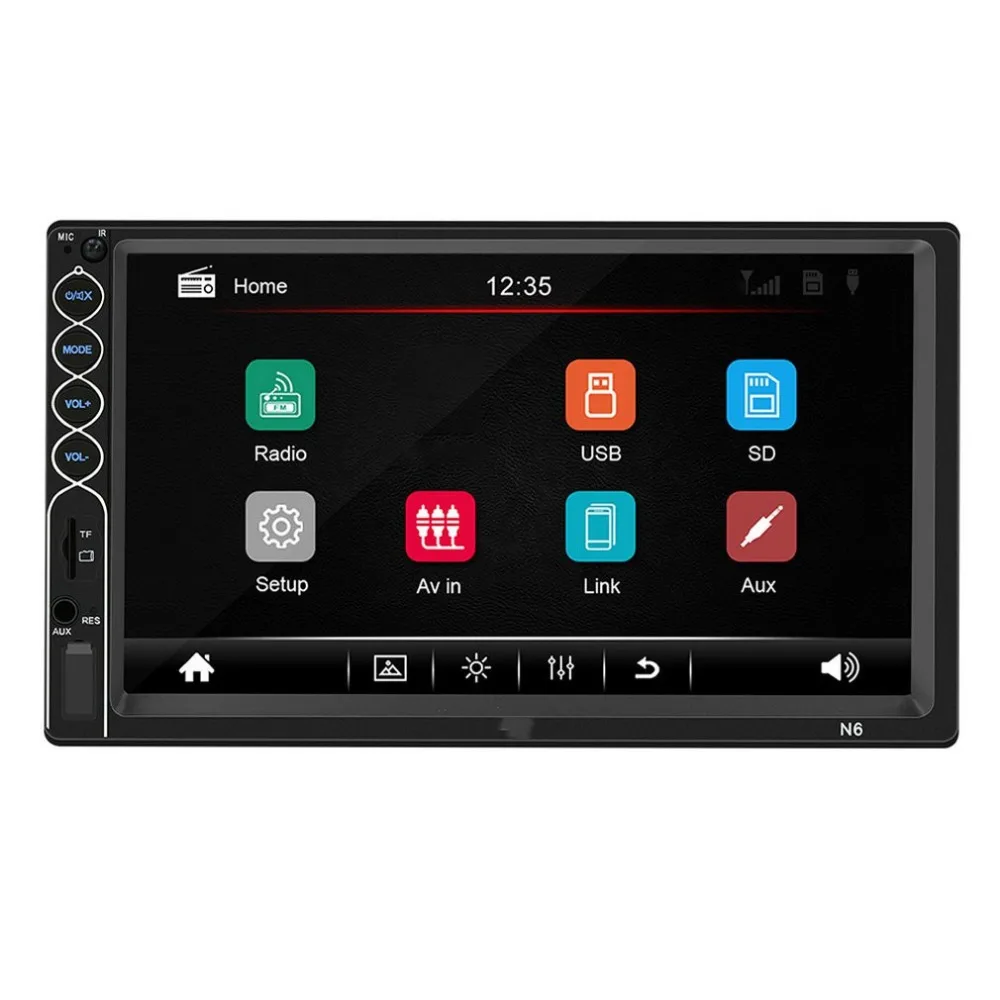 Автомобильный мультимедийный плеер gps навигация с картой 7 дюймов HD сенсорный экран Bluetooth радио MP5 плеер радио