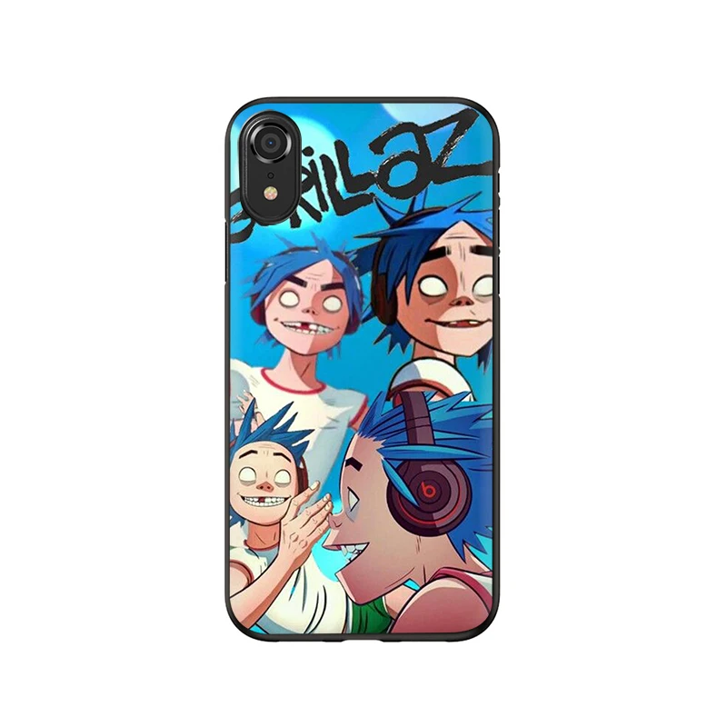 B4 EWAU Gorillaz силиконовый браслет чехол для телефона для Iphone 5, 5s, se, 6, 6s 7 8 Plus X XR XS 11 Pro Max - Цвет: B4