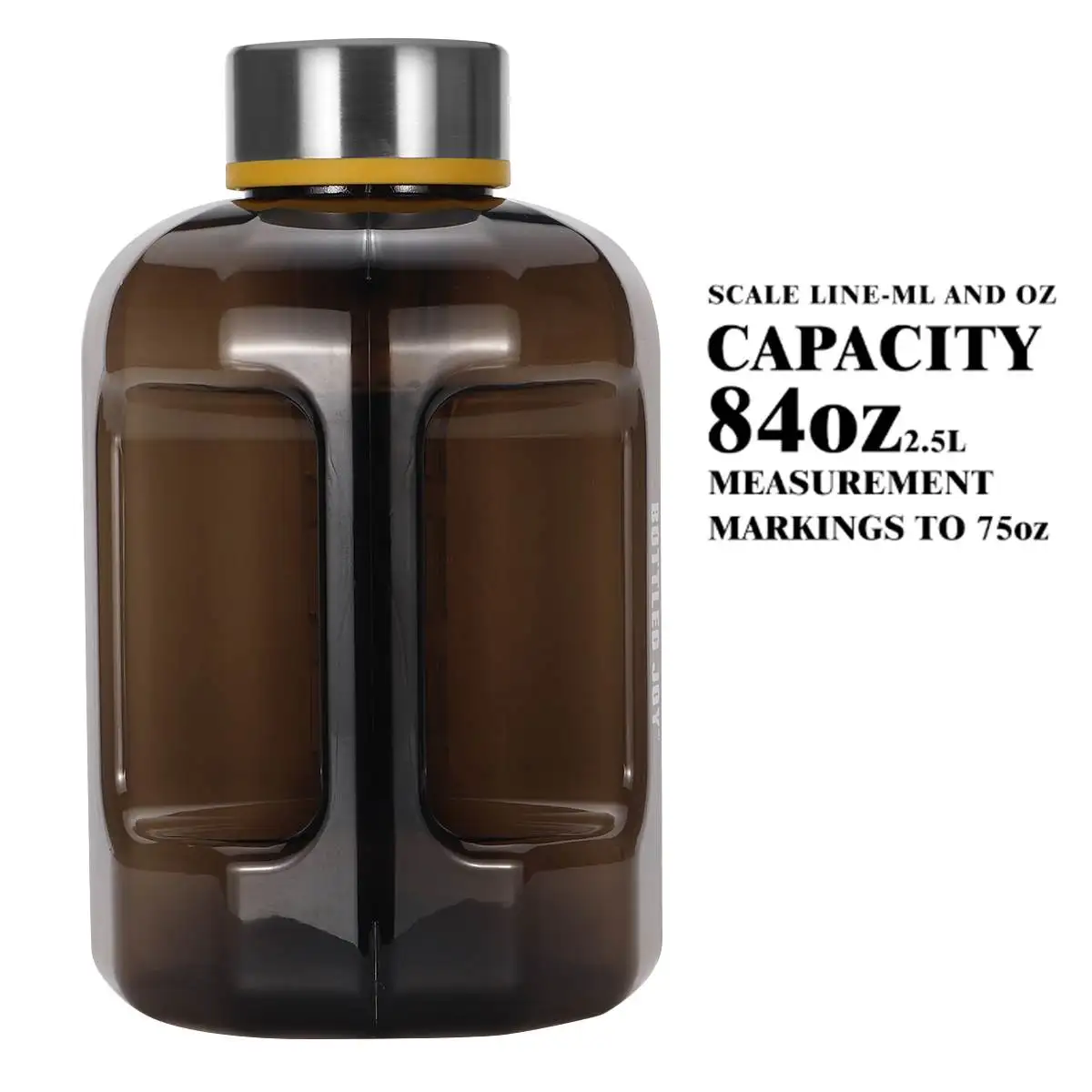 2.2L бутылка для воды для заварки фруктов, без бисфенола, бутылка для воды, бутылка для тренажерного зала, посуда для напитков из нержавеющей стали, подарочные товары для путешествий для взрослых