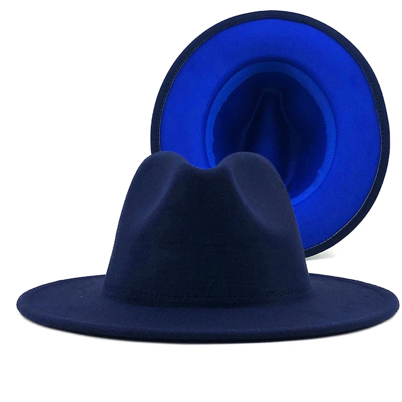 Wool Felt Jazz Fedora Hats 