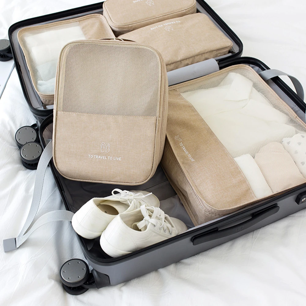 Shoes Storage Bag Travel Luggage Organizer Zipper Pouch Underwear