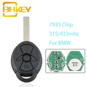 Image 1 - 3 Buttons Remote Car Key for BMW MiNi Cooper S R50 R53 2005 2007 for BMW Key Fob 315/433Mhz 7935 Chip Keyless Entry
