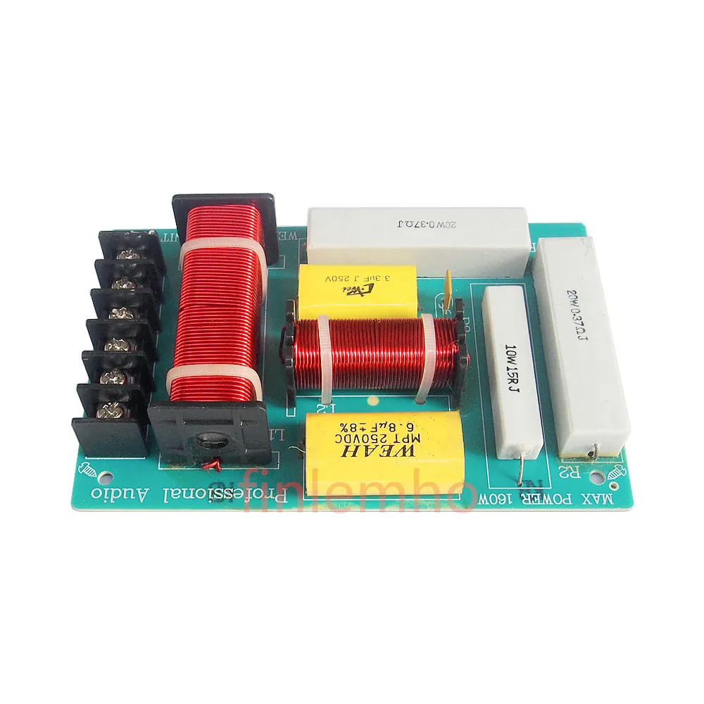 1pc 2 Way Speaker Crossover Filter 160w Accessories For Hifi