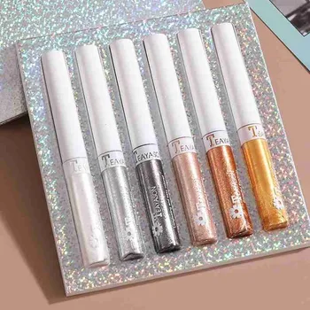 

6-Color Eyeshadow Lie Silkworm High light Eyeliner Waterproof Long Lasting Beauty Pearl Eye Shadow Palette Cosmetic Eye Makeup