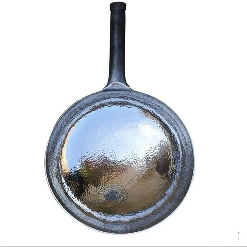 

High Quality Chinese Iron Pot Household Traditional Handmade Iron Wok Without Oil Smoke Uncoated Non-stick Wok Cookware