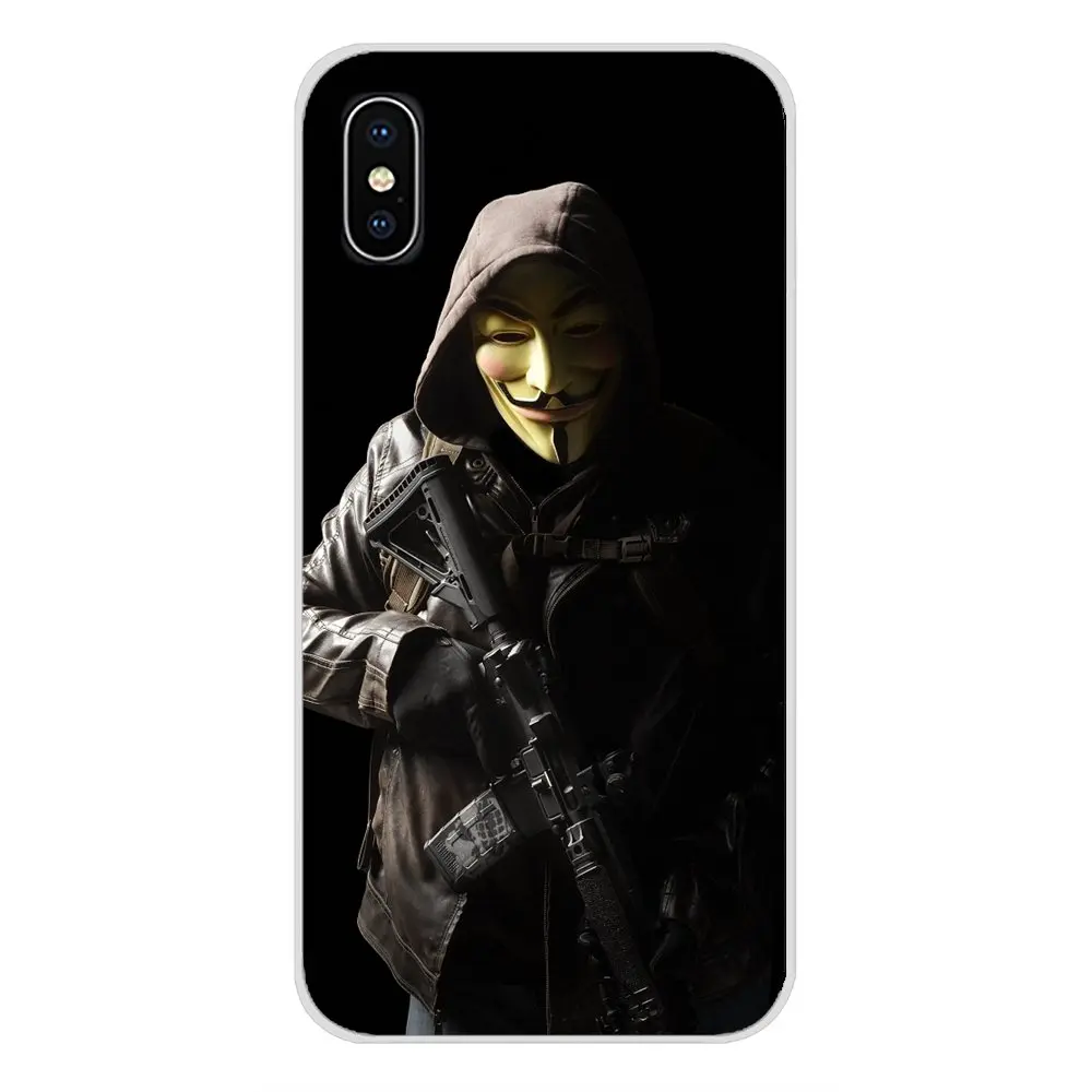V для Vendetta Маска Huawei Mate Honor 4C 5C 5X 6X 7 7A 7C 8 9 10 8C 8X 20 Lite Pro аксессуары Чехлы