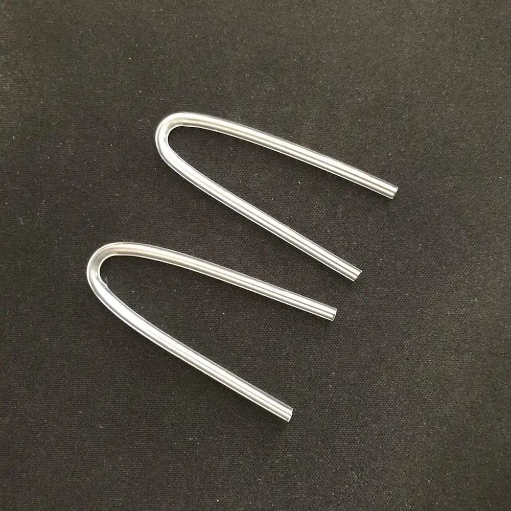100PCS ForSound Made Preformed BTE Hearing Aid Earmold Tubing Bent Tubing PVC tube tubes Choose from 3.6mm 3.3mm 3.1mm OD 2