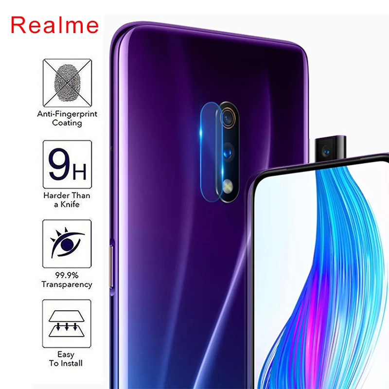Защитная пленка для объектива камеры Realme XT X C2 Q защитное закаленное стекло задней