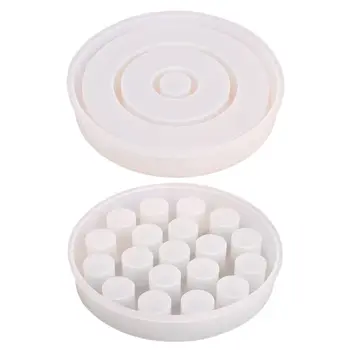 

1Pc Silicone Resin Molds Resin Casting Molds Lipstick Storage Box Jewelry Box Crystal Epoxy Mold DIY Crafting Making Table Cosme