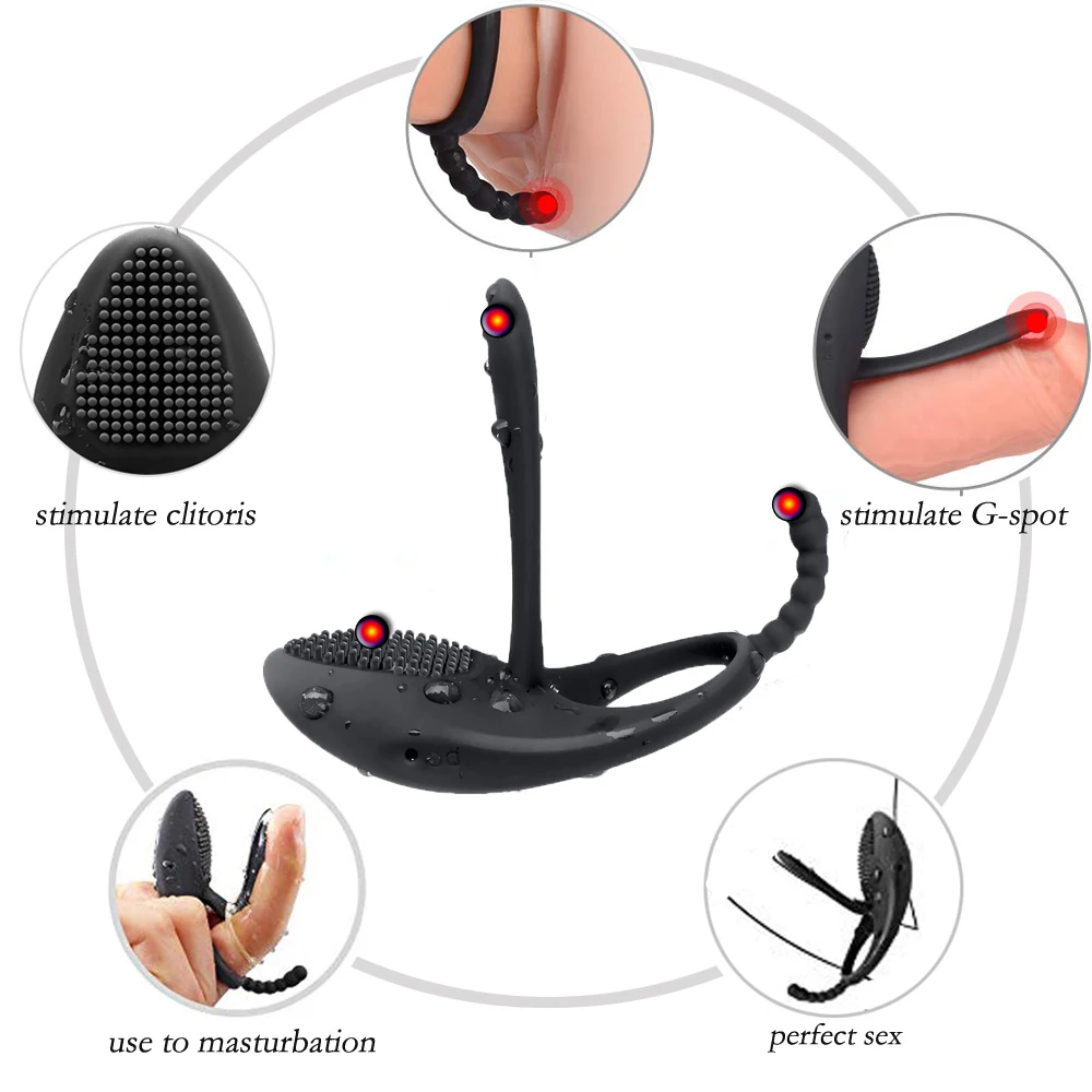 Мужской пенис задержка вибрационное кольцо G spot Массажер вигина стимулирует