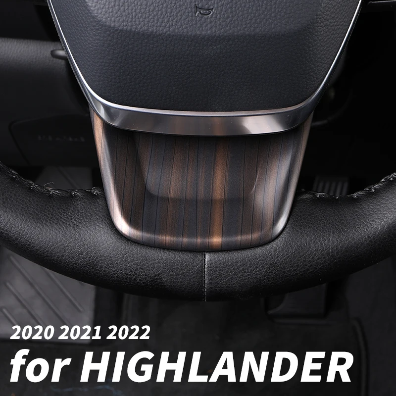 Steering Wheel Sticker For Toyota Kluger Highlander XU70 Fourth