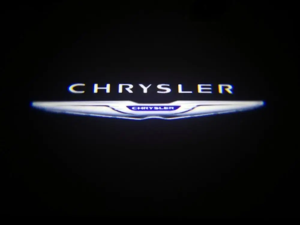Высокая четкость для Chrysler светодиодный светильник с логотипом двери автомобиля HD лампы-проекторы логотипа для Chrysler 300 200 Sebring Lancia Thema все модели автомобиля - Испускаемый цвет: B2