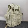 Authentic Real True Crocodile Skin Male White Casual Travel Backpack Genuine Exotic Alligator Leather Men Large Leisure Bag Pack 3