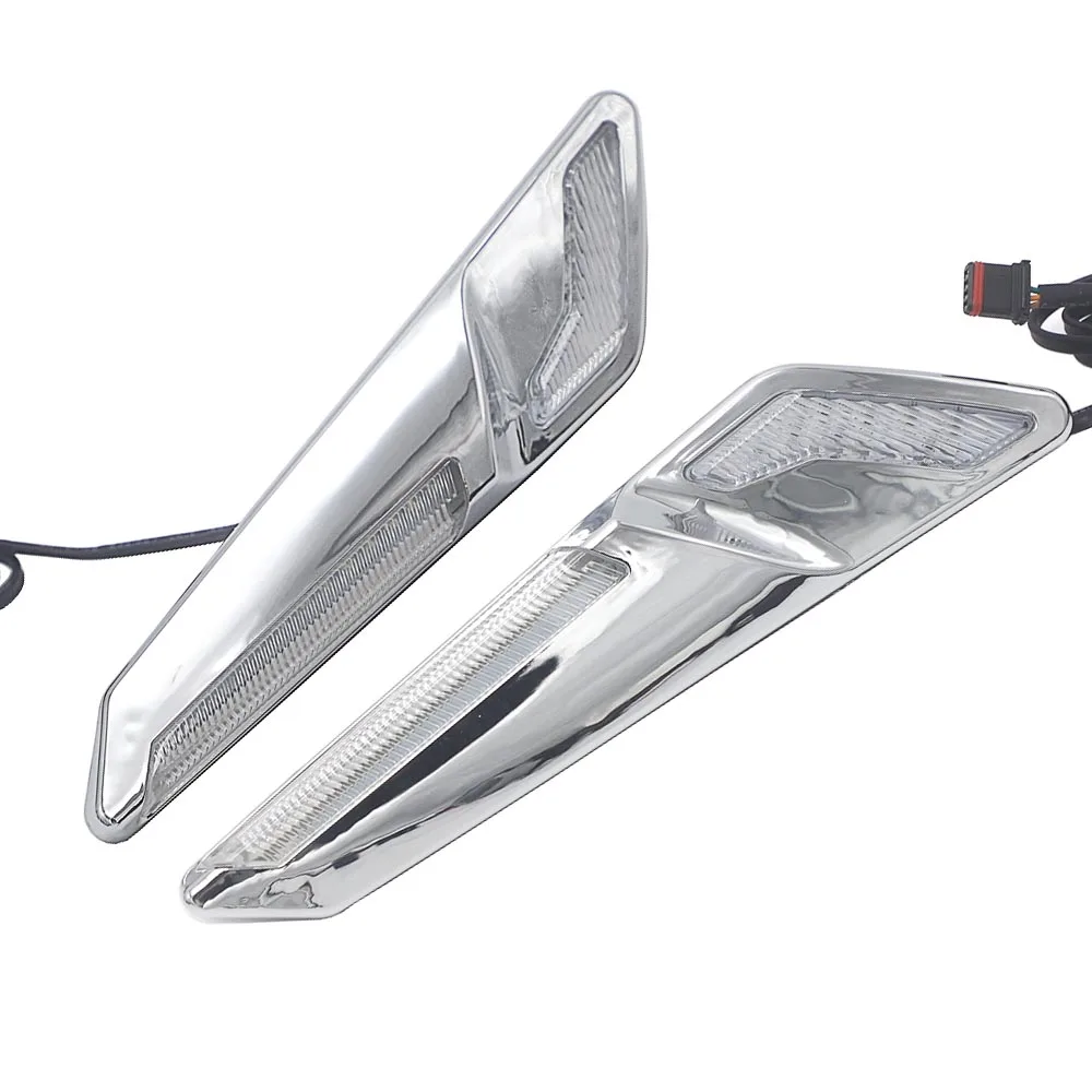 Motorcycle Front Brake Fork Mounted NAV LED Lights For Honda Goldwing GL 1800 GL1800 F6B -UP motorcycle led lights motorcycle accessories