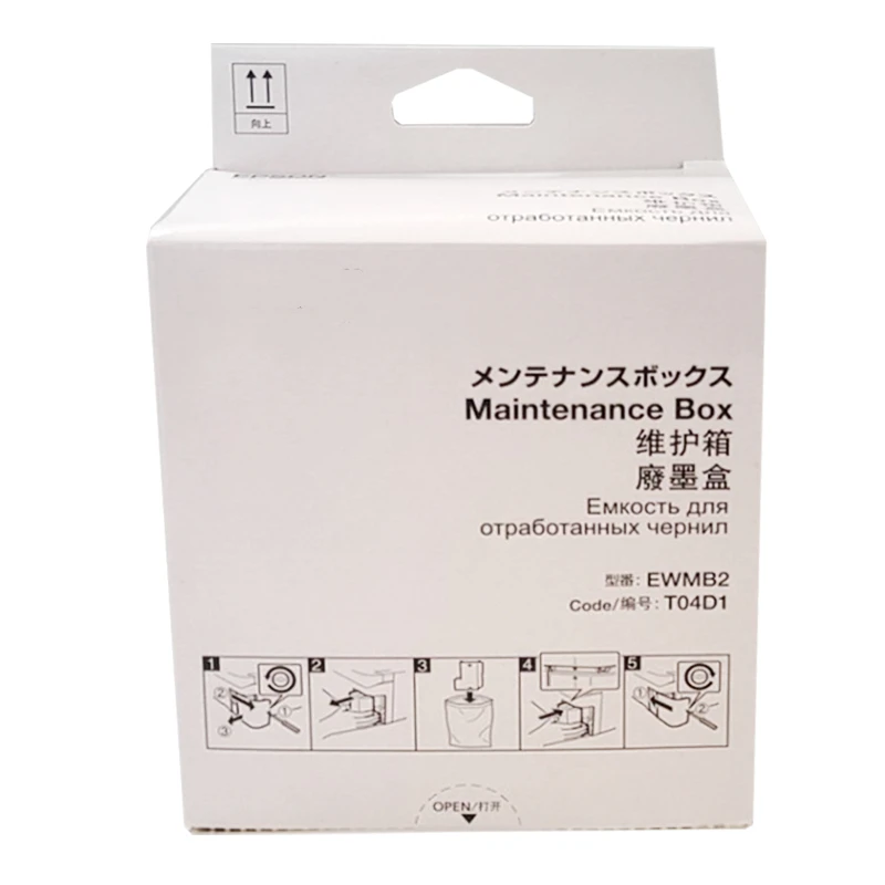 C13T04D100 T04D100 EcoTank чернил коробка для Epson ET 2700 2750 4750 3700 3750 XP 5100 L6160 L6171 L6170 L6190|Детали