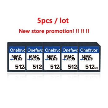 

Big promotion 5pcs/lot!！！onefavor 512MB MMC MultiMedia Card 13PINS Memory Card