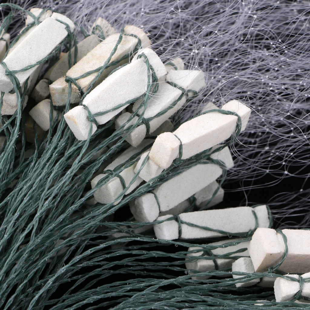 8M x 0.8M Gill Fishing Net 3 Layers Fish Mesh Trap Nylon Monofilament Fishing Gill Net with Float 8m Fishing Accessories Tackles