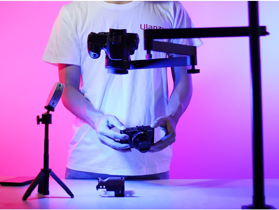 Suporte de webcam flexível para transmissão ao