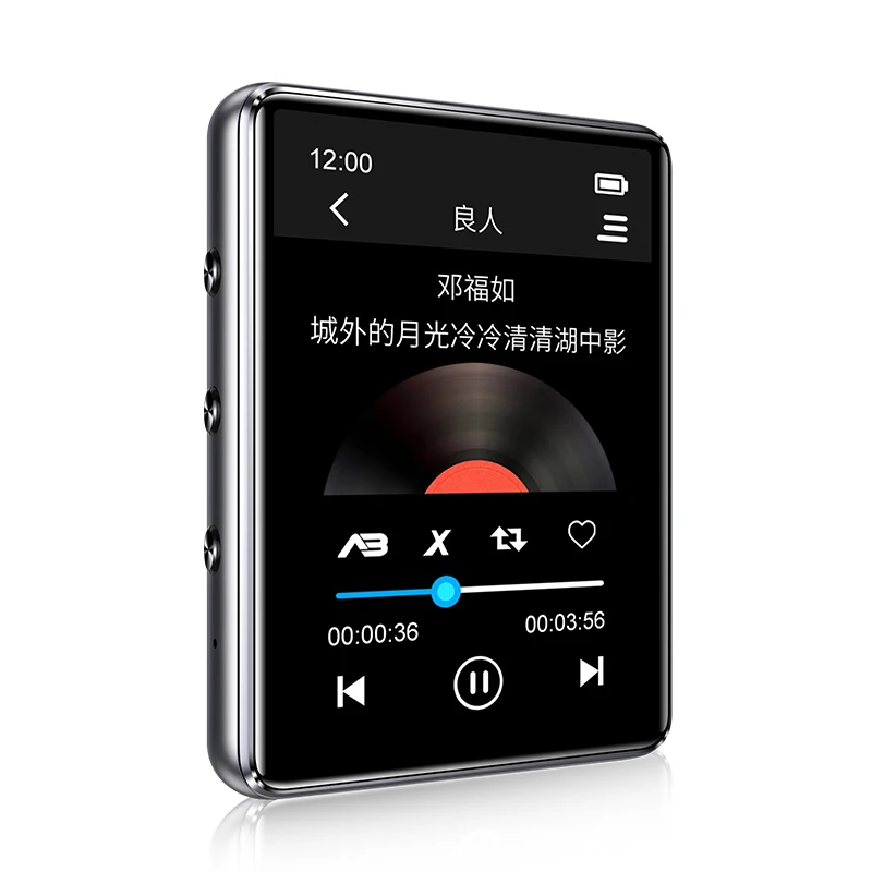 Bluetooth 5 0 металлический MP3 плеер с полным сенсорным экраном встроенный динамик 16G