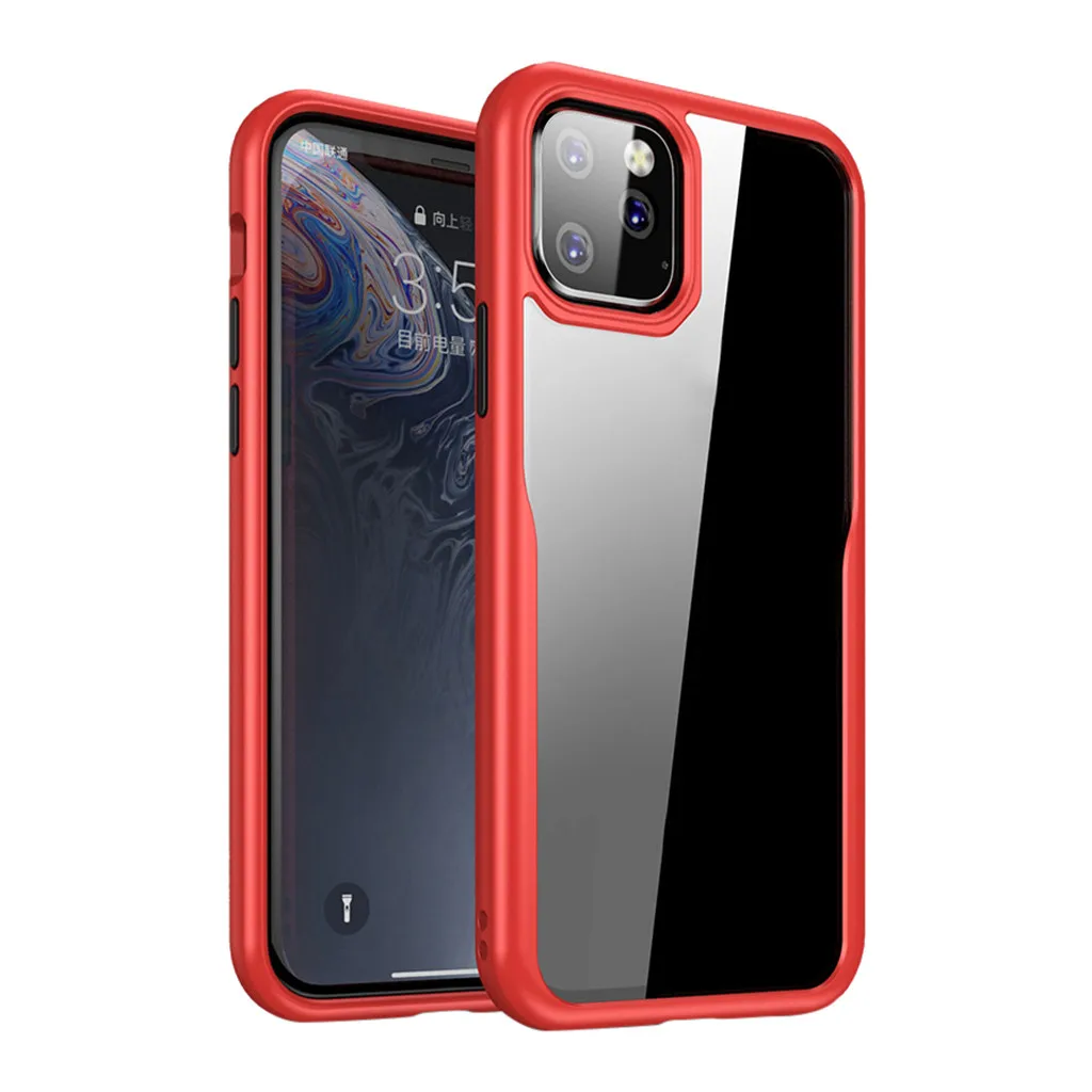 1 шт., тонкий ТПУ чехол для iPhone 11 pro Max, 6,5 дюймов, амортизация, прозрачный ТПУ защитный чехол для iPhone 11 pro Max