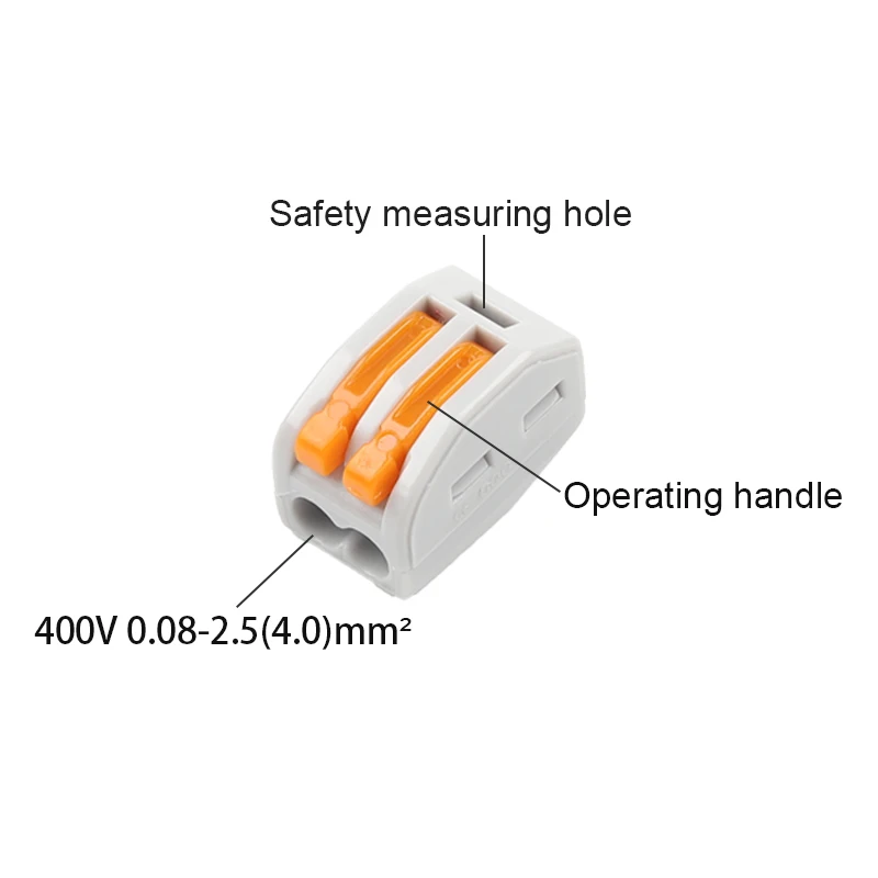 30/50/100 шт Укрась свою 222 Мини Быстрый провод разъема Универсальный Компактный соединитель проводки пуш-ап-в клеммный блок PCT-212 213 214