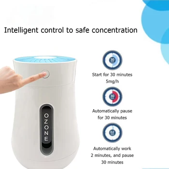 

Portable Ozone Generator O3 Air Purifier Ionizer Deodorizer Sterilizer Germicidal Filter Disinfection Clean Room