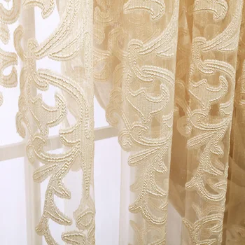 

Modern European-style Hollowed-out Engraving of The Court Curtains for Living Dining Room Bedroom Home Decoration Accessories