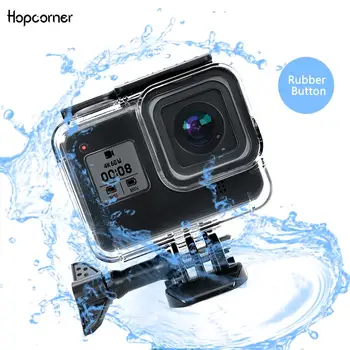 

Waterproof Housing Case for GoPro Hero 8 Black 60M Diving Snorkeling Protective Underwater Dive Cover for Go Pro 8 Accessories