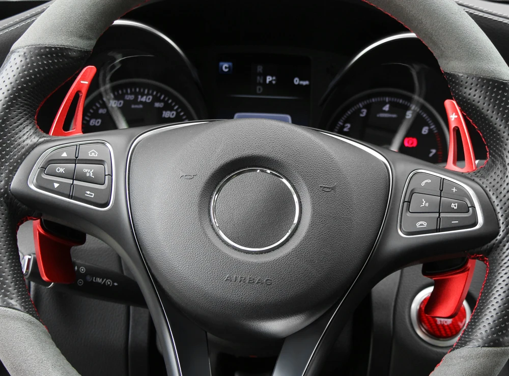 1 пара автомобиля рулевое колесо сдвиг Paddle Shifter расширение для Benz A B C E GLE класс CLS W177 W205 W213 C257 X253
