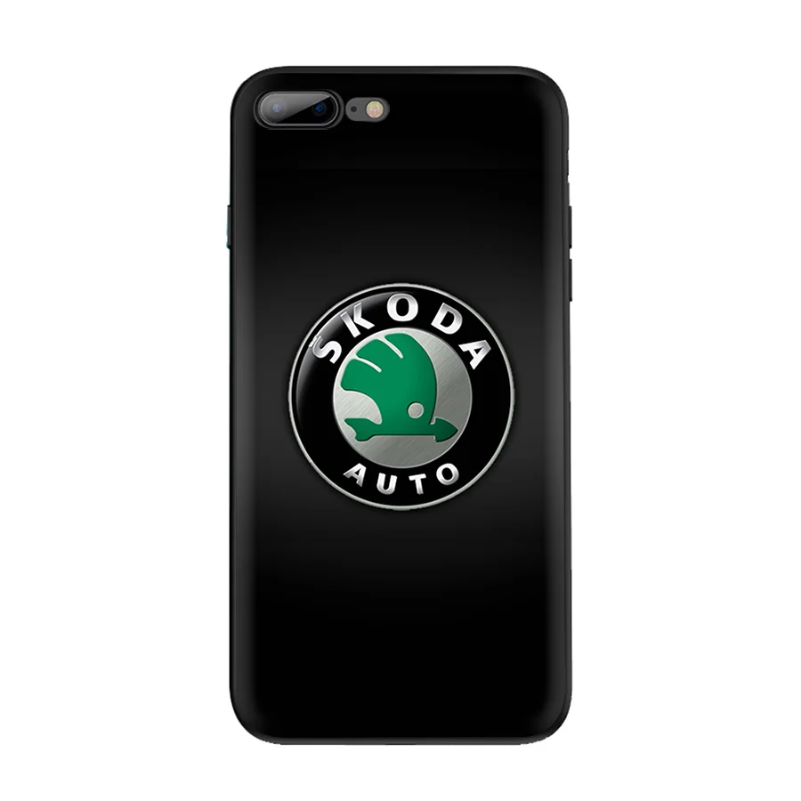 Desxz Skoda логотип автомобиля Мягкий ТПУ чехол для iPhone 5 5S SE 6 6s 7 8 Plus X XR XS чехол для MAX XR защита