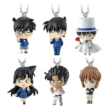 

New Detective Conan Swing Strap 2019 Figure Complete Set (6) Gashapon Collectible Mascot Toys 100% Original