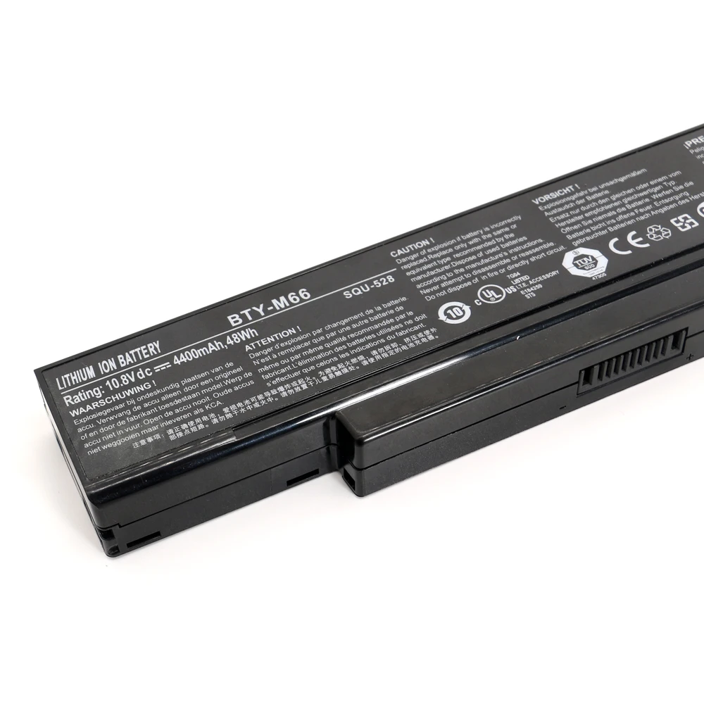 Bateria do Portátil para Msi Squ528 M655 M660 M662 M670 M677 Cr400 Pr600 Pr620 Gx400 Gx600 48wh Gx610 10.8v 4400mah Bty-m66 - Imagem 5