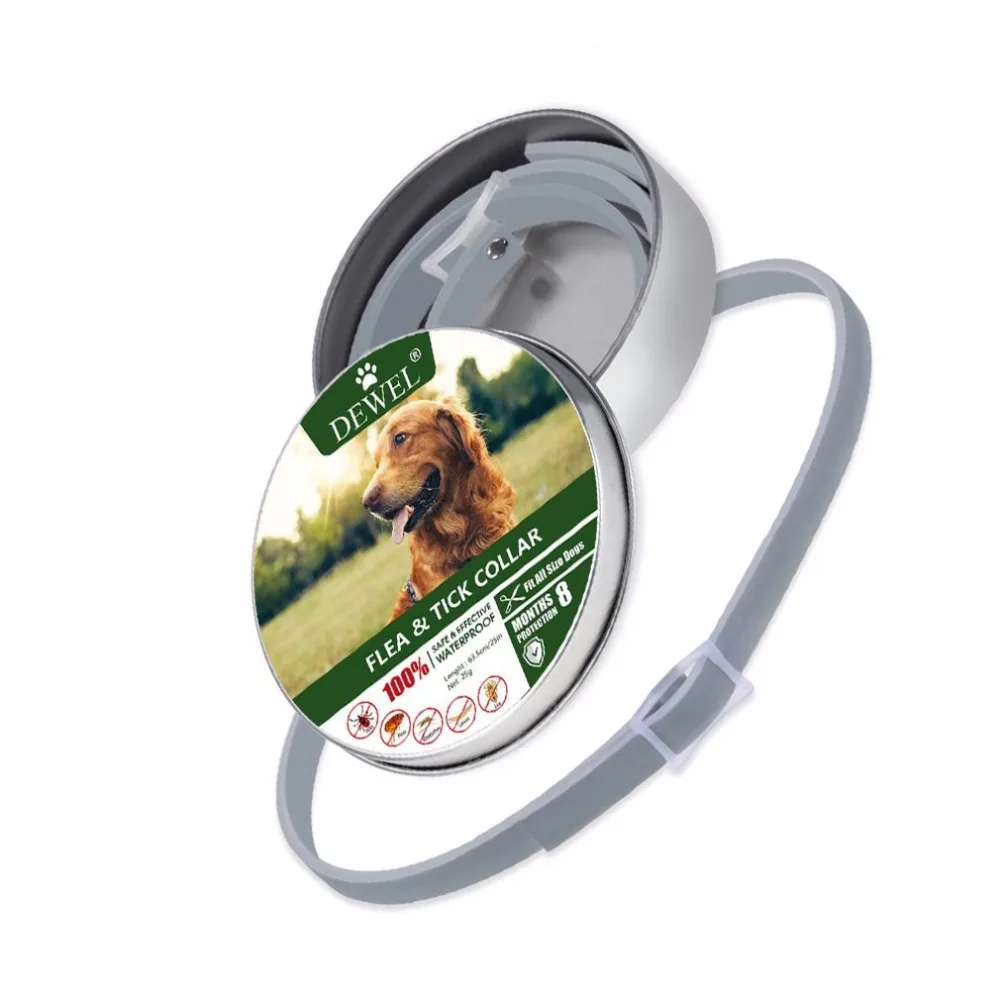 Essential Oil Dog Cat Collar Anti Flea Ticks Mosquitoes Insect Repelling Collars Mite Protection Adjustable Waterproof Collars