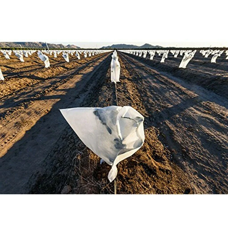 Белый растительный чехол теплое покрытие дерево кустарник защита растений мешок защита от мороза дворовый садовый декор зимняя защита от холода