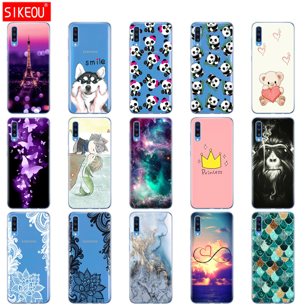 

For Samsung A70 Case 2019 Soft TPU Phone Back Cover For Samsung Galaxy A70 silicon Cases Coque Capa A 70 A705 A705F bumper