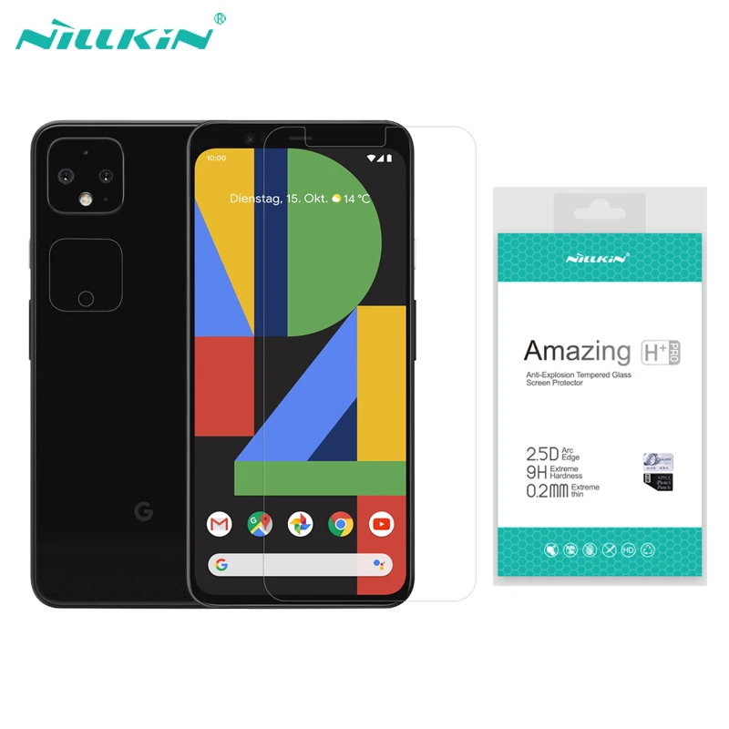 Закаленное стекло Nillkin H + PRO для Google Pixel 4 XL взрывозащищенное защитное 2.5D с полным