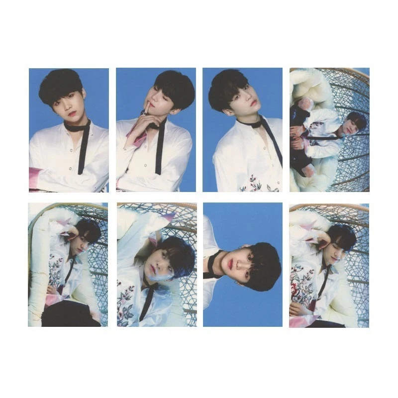 KPOP Bangtan мальчик альбом воспоминания о ломо карты V SUGA сделано бумага фото лампа карты плакат HDPhotocard 3RD 5TH LOVE YOURSELF AllCard - Цвет: SUGA