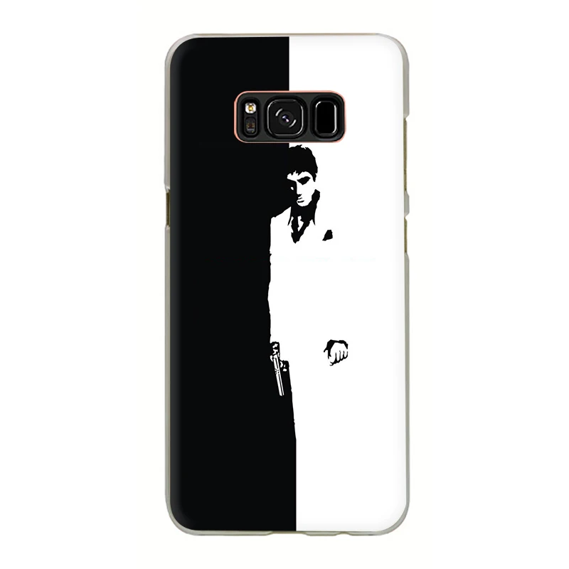 EWAU scarface жесткий чехол для телефона с рисунком в виде обложка чехол для Samsung Galaxy S6 S7 S8 S9 S10e плюс Note8 9 M10 20 30 40 - Цвет: H4