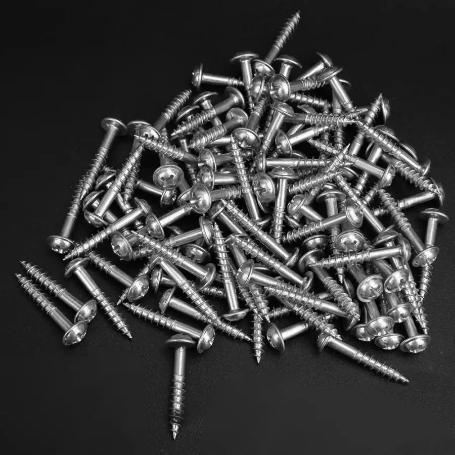 100 шт M4-25mm косой саморезы набор механических электронных инструментов оцинкованный