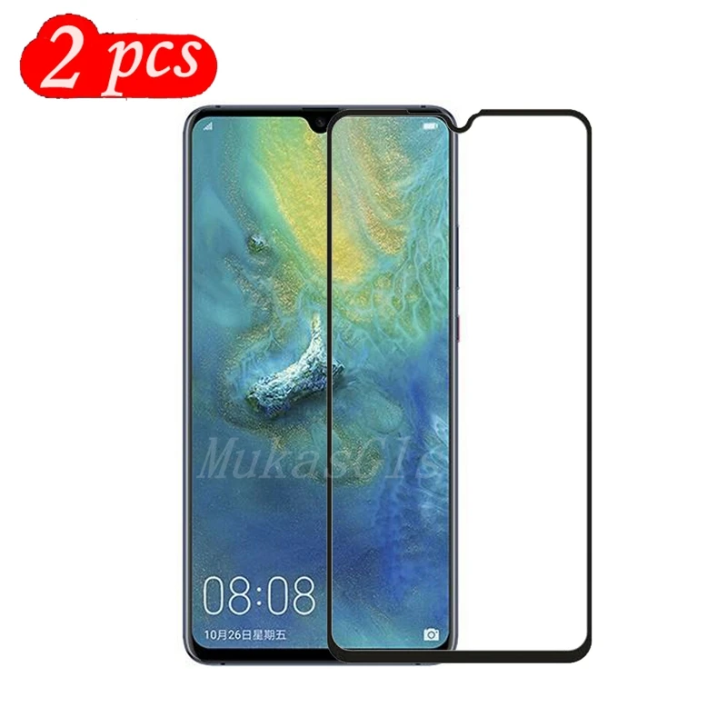 2 шт полное покрытие экрана Защитный для huawei mate20X на телефон протектор Закаленное