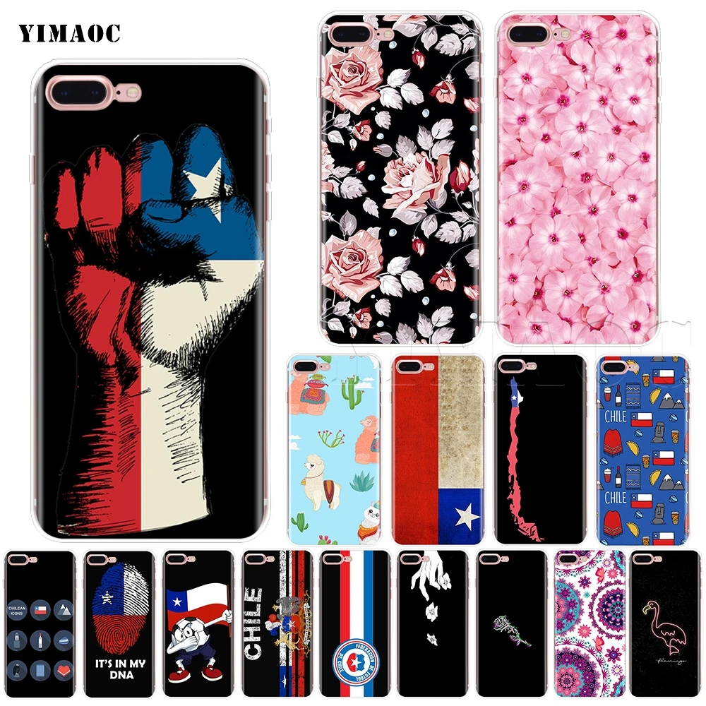 Мягкий силиконовый чехол YIMAOC с чили и значками для iPhone 11 Pro XS Max XR X 8 7 6 6S Plus 5 5s se |