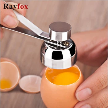 

Kitchen Gadgets Accessories Stainless Steel Egg Topper Cutter Metal Egg Scissors Boiled Raw Egg Opener Creative Kitchen Tool Set