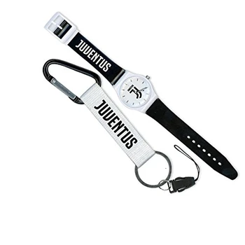 

PRODOTTO UFFICIALE PORTACHIAVI + OROLOGIO IN BLISTER JUVENTUS