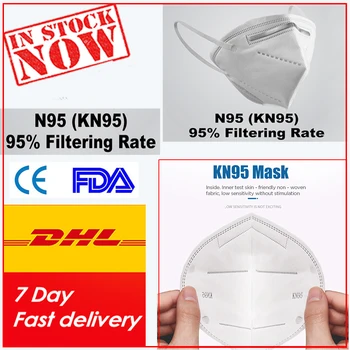 

50 Pcs maskn95 masksn95 reusable facemask face maskes n95mask kn95mask