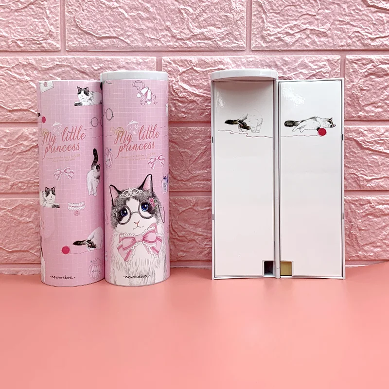 Newmebox модные школьные пеналы Kawaii Канцелярские Коробки для девочек милые косметические коробки многофункциональные длинные стильные подарки