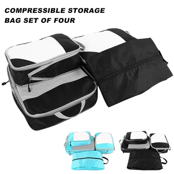 

Compression Packing Cubes Travel Luggage Organizer Kids Foldable Folding Travel Bag Organizer Men/Women/Set