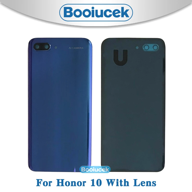 Для huawei honor 10 корпус крышка батареи дверь задняя крышка Шасси рамка с клеем с объективом камеры или без объектива камеры