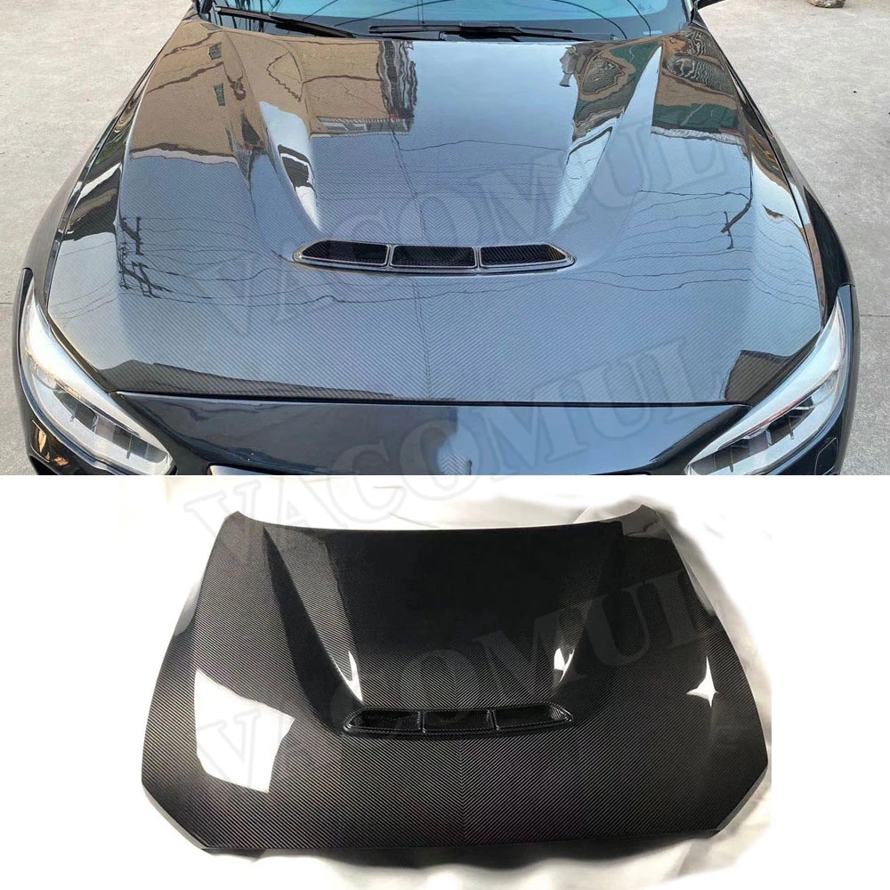 

Dry Carbon Fiber Front Engine Hood Vent Cover for BMW 1 Series F20 2 Series F22 F87 M2 Car CS Style Bonnet Cap