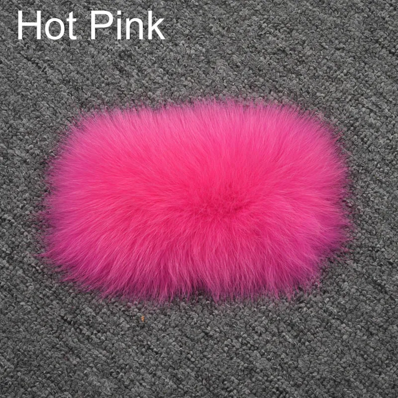 Hot Pink Зимняя Толстая теплая шуба из натурального Лисьего меха Женская Роскошная Шуба из натурального меха пушистые куртки S7574 - Цвет: Hot Pink