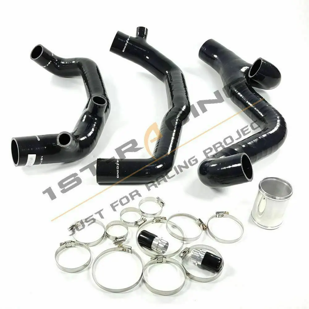 

2" Turbo Silicone inlet+Outlet Charger Pipe Kit FOR BMW 135i 335i 535i Z4 N54 3.0L BlacK
